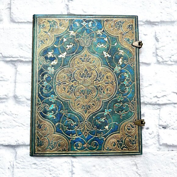 NWOT Paperblanks turquoise ornate journal notebook - Picture 1 of 13
